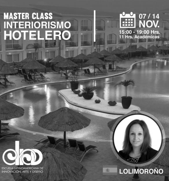 Máster Class Interiorismo Hotelero  ELIAD PERU