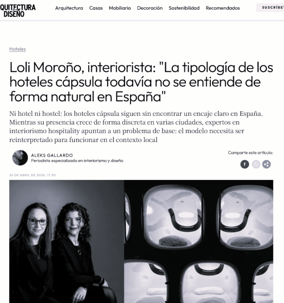 ARQUITECTURA Y DISEÑO | Los hoteles cápsula ARQUITECTURA Y DISEÑO | Los hoteles cápsula